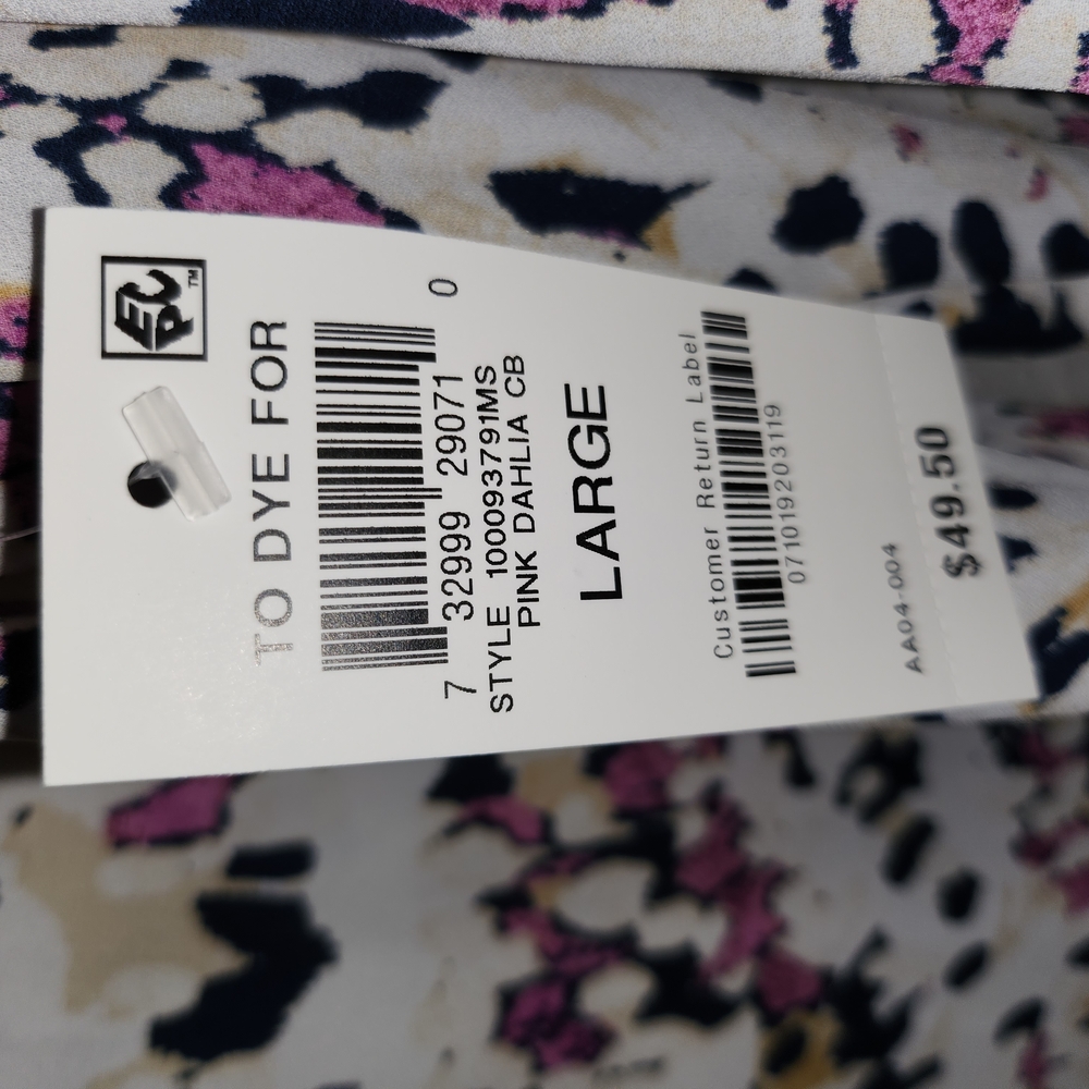 JM Collection Multicolor Abstract Blouse - Picture 5 of 5